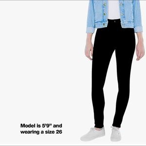 New American Apparel Women's The Pencil Jean Black Size 24/00-0